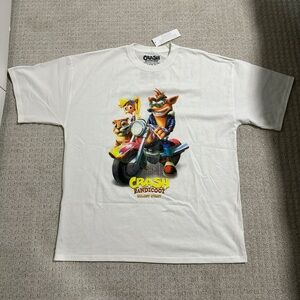 Crash bandicoot select start oversized tee - new with tags